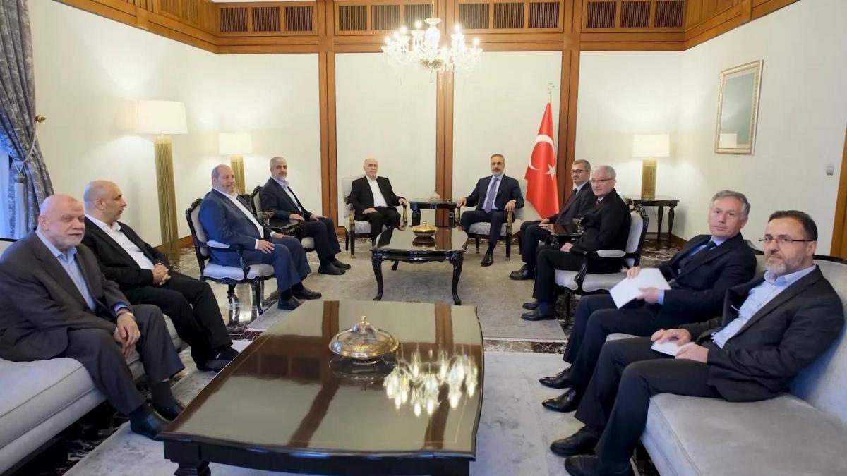 Hakan Fidan Hamas heyetiyle görüştü: Gazze’de ateşkes sağlanması çabaları ele alındı