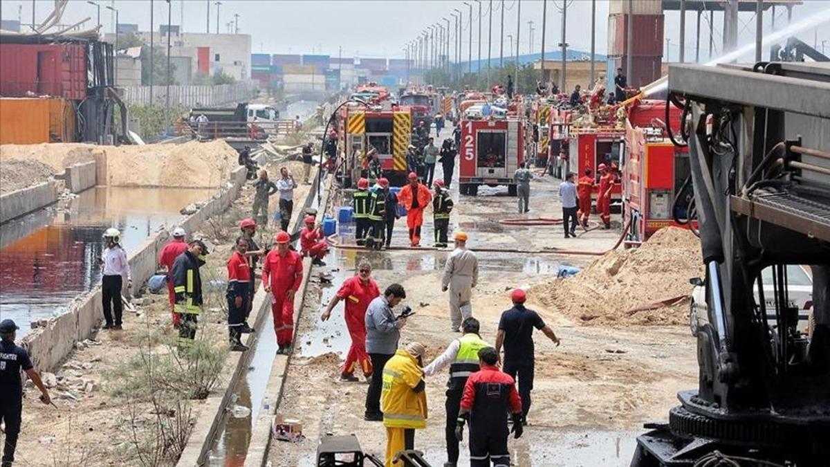 İran’daki liman patlamasına forkliftten çıkan kıvılcım neden olmuş